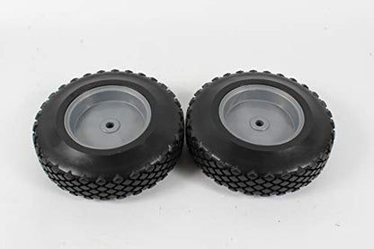 2 Pack Genuine Generac 0G8651 9-1/2" Plastic Wheel Fits 0055770 0059410 0059430