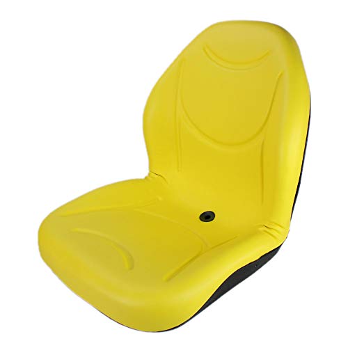 E-LGT125YL Universal Yellow Vinyl Seat for L&G, UTV, Tractor & Skid Steers