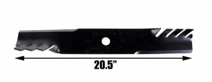 USA Mower Blades (3) Mulching for Exmark 103-6383, 103-6393-S, 60" Deck