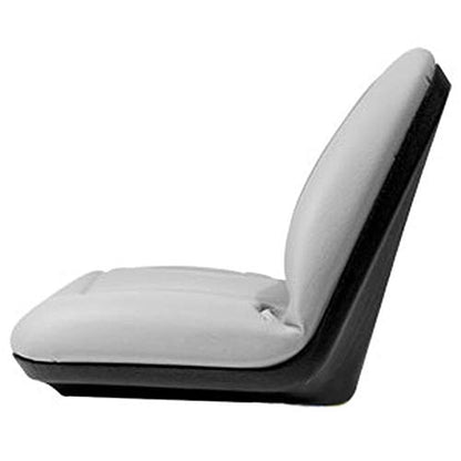 A-TM555GR Universal Gray Deluxe Lawn Mower High Back Seat with Out Side Track