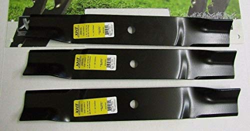 XHT 3 USA HD Blades for MTD CUB Cadet 60" Decks 01004719 759-04081 01003805