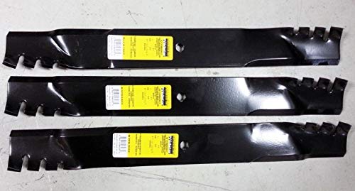 B1PD1054D Set of 3 Heavy Duty Lawn Mower Mulching Predator Blades to Fit John Deere 54" M143520 M145516