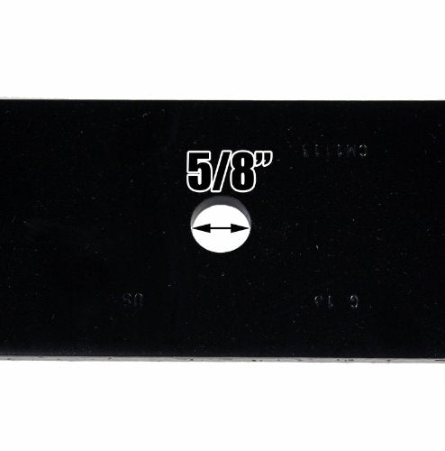 USA Mower Blades (3 CMB111BP Toothed Low Lift Blade Fits Ferris Kees Lesco Snapper Wright 1520842 823006 0788 50170 Length 21in. Width 3in. Thickness .250in. Center Hole 5/8in. 60 61in. Deck