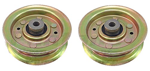 2 Pack AYP Sears Poulan Flat Idler Pulley 173438 131494 Husqvarna 532173438
