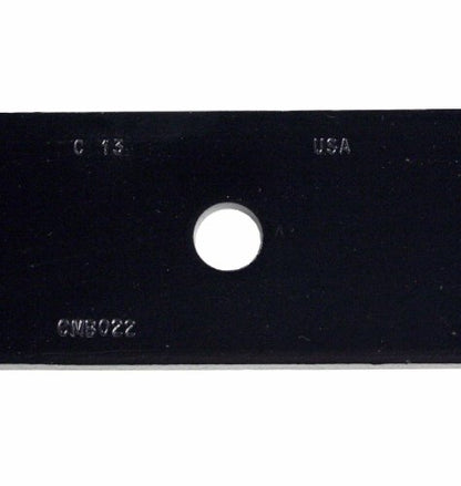USA Mower Blades (3 CMB022BP Toothed High Lift Blade Fit Scag Husqvarna Toro 48108 481707 481711 48185 482462 Length 18in. Width 2 1/2in. Thickness .240in. Center Hole 5/8in. 36 50 52 54in. Deck