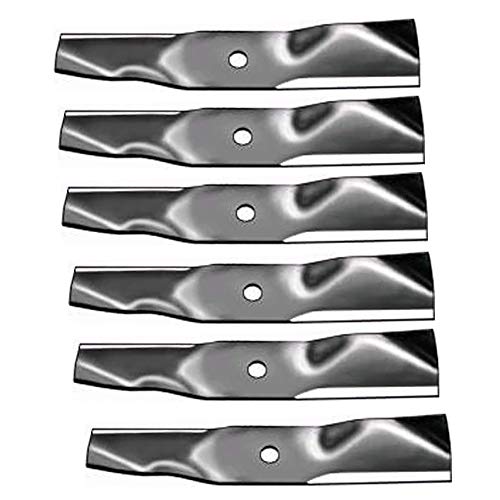 BJD5003 Six New Blades Fitting 54" Deck Fits John Deere M115496
