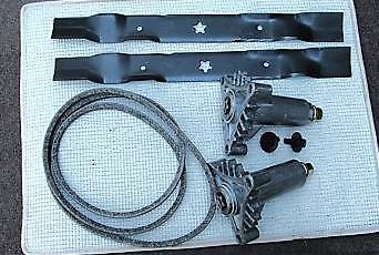 CRAFTSMAN 42" LAWN TRACTOR 134149 MULCH BLADES 130794 MANDRELS & BELT