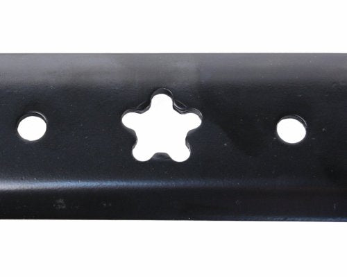 USA Mower Blades (4 AYP340BP Mulching Blade Fits AYP Craftsman Husqvarna 134149 24676 422719 424752 531005085 Length 21 in. Width 2 1/4 in. Thickness .150 in. Center Hole 5 PT ST 42 in. Deck