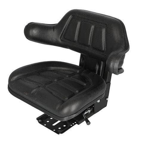 Seat Assembly - Grammer Style Vinyl Black fits Massey Ferguson 165 135 50 50 fits John Deere 2030 2040 fits Ford 2600 4000 4600 3000 6610 7610 2000 3600 4110 fits FIAT fits Kubota fits Massey Harris