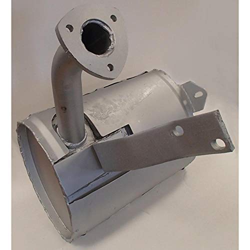 87704573 Muffler With Bracket Fits Ford New Holland Industrial Models 455C 455D 555C 555