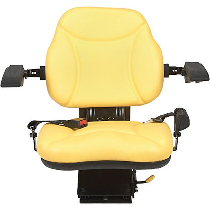 A & I Products Big Boy Suspension Tractor Seat - Yellow, Model Number BBS108YL