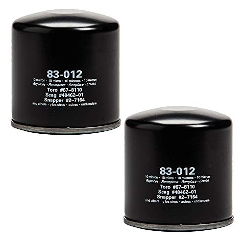 Oregon 2pk Oil Filter Scag Toro Tiger Cat Riding Mowers 484862-01 67-8110