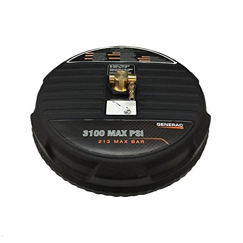 Generac 6132 High Pressure 15" Surface Cleaner - Fast & Uniform Cleaning - Compatible with up to 3100 PSI Pressure Washers - Durable Construction - Adjustable Quick-change Connector