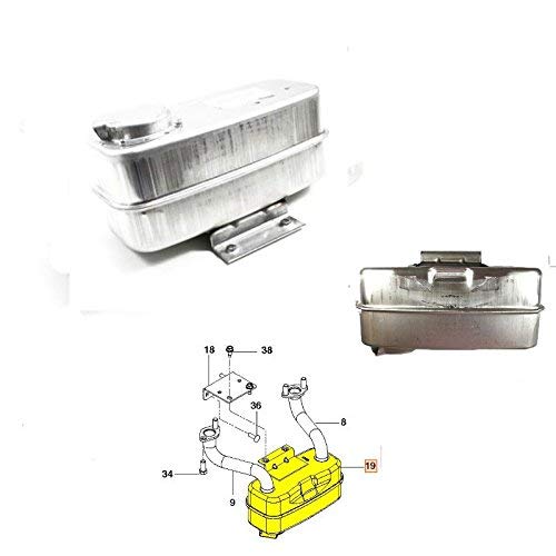 Husqvarna OEM Lawn Mower Twin Muffler 539131604 Fits MZ5225