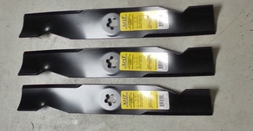 B1EP1050D  Set of 3 to fit Craftsman Husqvarna Poulan Pro 54" Mower Blades AYP 187254 187256