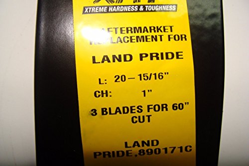 XHT 3 USA HD Blades LANDPRIDE Land Pride 890-171C 890171C AT2560 FDR2560 FDR1560