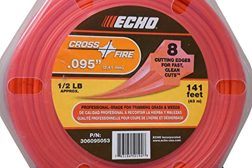Echo 306095053 - 1/2lb Donut Echo Cross-Fire Trimmer Line .095"