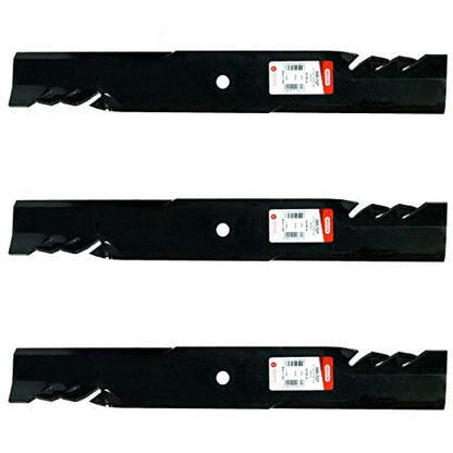 3PK Oregon 396-727 G6 Blades Replacement for Great Dane 61" D18036, GDU10232 & Bad Boy Outlaw 61" Cut 038-6081-00