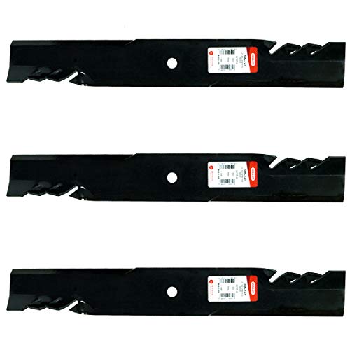 3PK Oregon 396-727 G6 Blades Replacement for Great Dane 61" D18036, GDU10232 & Bad Boy Outlaw 61" Cut 038-6081-00