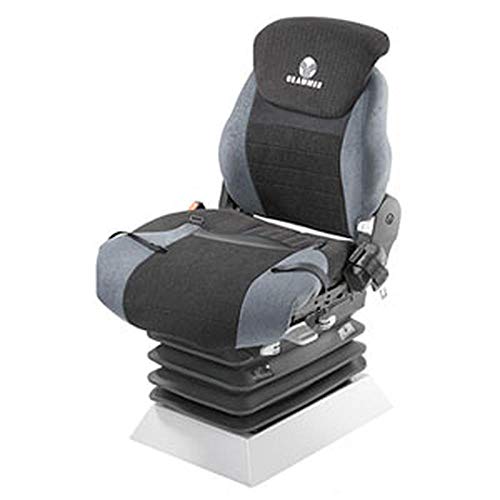 PGR866 New Universal 2 Piece Grammer Protector Seat Cover Set Gray Black Cloth