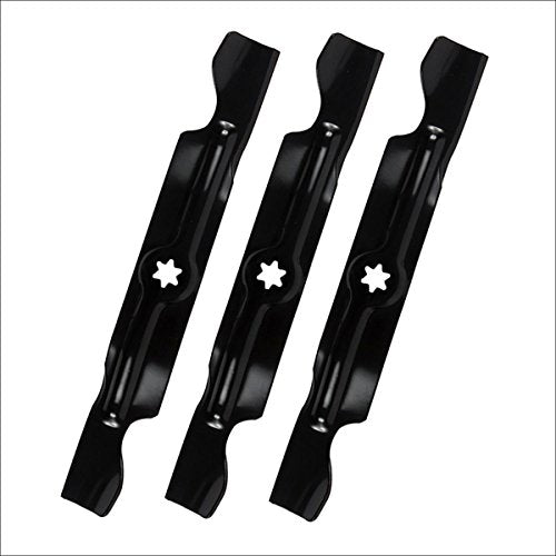 3 Pack / OEM Cub Cadet 17.9" 2-in-1 Mulching Blades 942-04053C for 50" Lawn Mowers / 742-04053, 742-04053A, 742-04053B