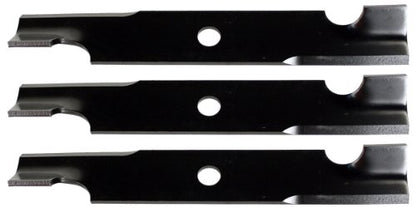 USA Mower Blades U15059BP (3) Extra High-Lift for Exmark 103-6401 103-6401-S Length 16-1/4 in. Width 2-1/2 in. Thickness .250 in. Center Hole 1 in. 48 in. Deck