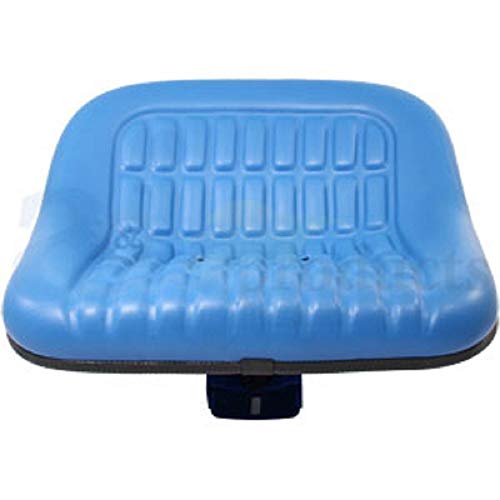 Ford New Holland Seat Assembly with Suspension Blue Vinyl Heavy Duty 1110 1310 2000 3000 4000 5000 7000