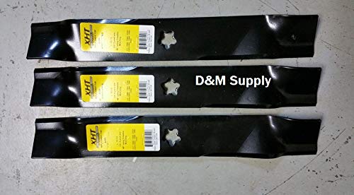 B1HV1019D Set of 3 Heavy Duty Lawn Mower Blades to fit Husqvarna 61" 539113312 EZ Series 539 11 33-12
