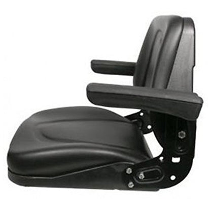 Universal Tractor Seat w/Slide Tracks T500BL for Kubota Ford for Case IH Allis MF JD