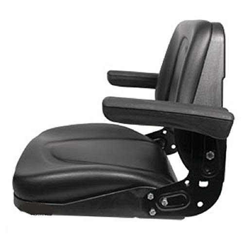 KUBOTA TRACTOR SEAT W/SLIDE TRACK & FLIP UP ARMS