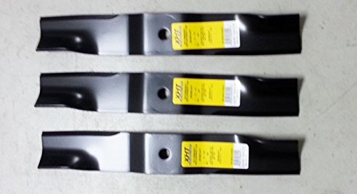 B1HS1001 Set of 3 heavy duty XHT Hustler 44" mower blades 784256 Z Super Z Short Cut