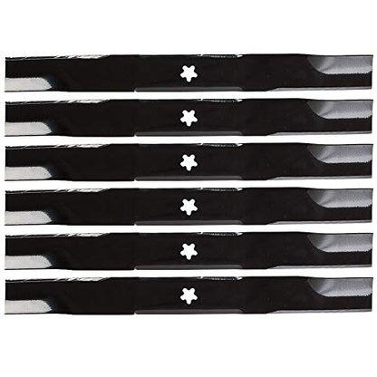 Oregon 95-077 Mower Blade Replacement for Husqvarna 574870801 575240701 GT52XLS Lawn Tractors 6-Pack