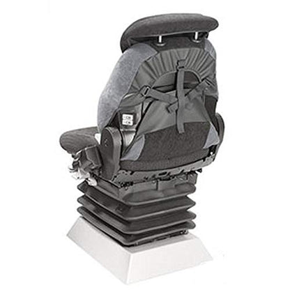 PGR866 New Universal 2 Piece Grammer Protector Seat Cover Set Gray Black Cloth