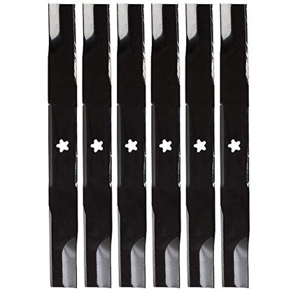 Oregon 95-077 Mower Blade Replacement for Husqvarna 574870801 575240701 GT52XLS Lawn Tractors 6-Pack