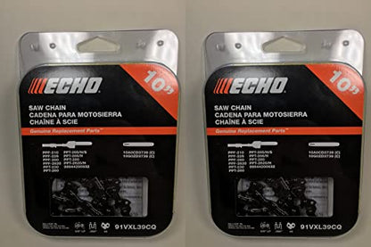 2 Echo 91VXL39CQ 10" 3/8" .050" 39 DL Chains PPF210 PPF211 PPT230 PAS230 PPT266