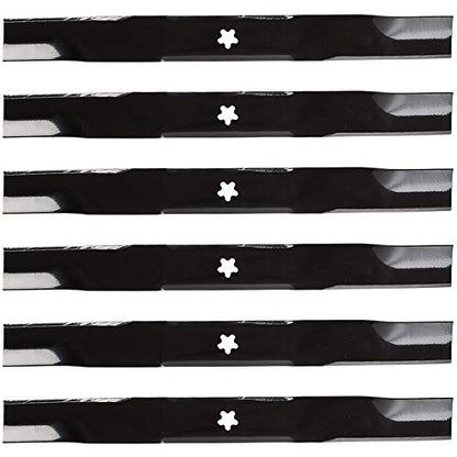 6PK Oregon 95-077 Durable Blades for 52" Husqvarna 574870801, 575240701