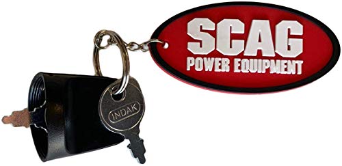 [SCA] [462069] OEM Lawnmower Key with Scag Keychain Part 461954 483365 483366