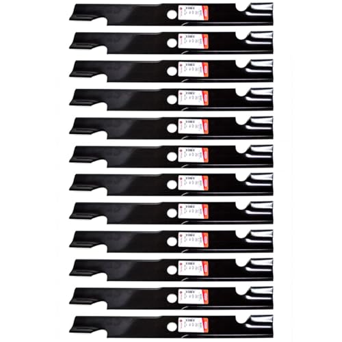 Oregon 12PK 92-031 Lawn Mower Blades Compatible with Exmark Lazer Z 103-6398 116-5174 103-6393 103-6398