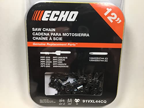 Echo & SHINDAIWA Genuine 91VXL44CQ 12" Chain - 91VXL New OEM Replaces 91VX44CQ Factory Package
