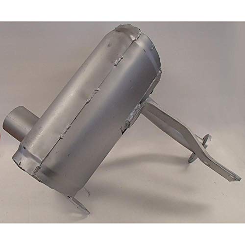 87704573 Muffler With Bracket Fits Ford New Holland Industrial Models 455C 455D 555C 555