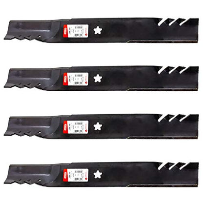 Oregon 4PK 596-370 G5 Gator Mulching Blades Replacement for AYP Ariens Craftsman 405380 532405380 403107
