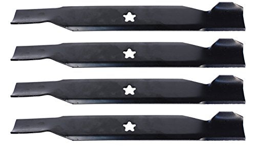 USA Mower Blades (4) High Lift for Craftsman 127843, 138498, 138971, 42" Deck