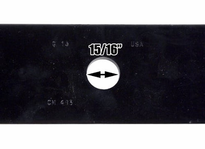 USA Mower Blades (3) Mulching for Exmark 103-6383, 103-6393-S, 60" Deck