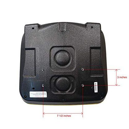 A & I Products Seat, 18", YLW VINYL Parts. Replacement for John Deere Part Number VG11696