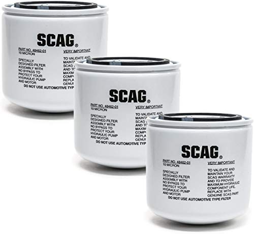 Genuine Original OEM compatible with Scag 48462-01 Hydraulic Transmission Element Filters 3PK