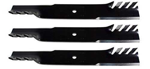 USA Mower Blades (3) Mulching for Exmark 103-6383, 103-6393-S, 60" Deck