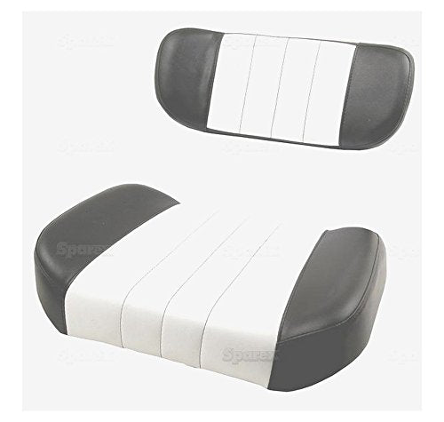 Sparex S.67200 Seat Cushion Set Blackwhite for Case 2424 2544 2656 424 544 656 664