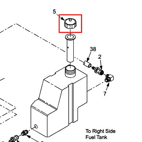 Scag Cap, Hydraulic Tank Part # 481164