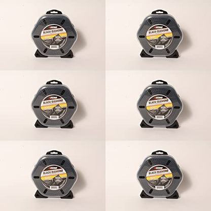 Echo 6 PK Genuine 330105071 .105" Black Diamond Trimmer Line 217' Donut OEM