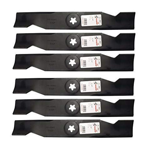 6 Pk 48" High Lift Blades for Craftsman Avp 173920 180054 539107519